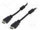 Cable  HDMI 1.4  HDMI plug,both sides  10m  black