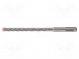 Bohrer  für Beton  Ø  9mm  L  160mm  Metall  Hartmetall  Blister