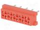Micro-MaTch  Buchse  weiblich  PIN  10  THT  auf PCB  System  2x5