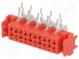 Micro-MaTch  Buchse  weiblich  PIN  10  THT  auf PCB  System  2x5
