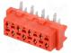 Micro-MaTch  Buchse  weiblich  PIN  8  SMT  auf PCB  System  2x4