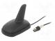 Antenne  SHARK  AM,FM  SNAP männlich  schwarz  12VDC  Art  RG174