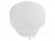 Kappe  Serie YB  Ø15x12,2mm  weiss  YB