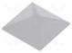 Колпачок  серия UB  10,35x10,35x0,5мм  белый  UB