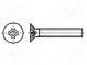 Schraube  M1,6x4  DIN  965A  Kopf  Senkkopf  Phillips  A2 Edelstahl