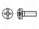 Schraube  M1,6x6  Kopf  Kugelkopf  Phillips,gerade  Stahl  Zink