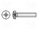 Schraube  M2,5x8  DIN  7985A  Kopf  Zylinder  Pozidriv  Stahl  Zink