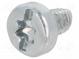 Schraube  für Metall  2,5x8  Kopf  Zylinder  gerade,Torx®  Zink