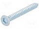 Schraube  für Metall  2,9x25  Kopf  Senkkopf  Torx®  TX10  Zink