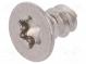 Schraube  2,9x9,5  Kopf  Senkkopf  Torx®  TX10  A2 Edelstahl  5,5mm