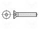 Schraube  M2x6  DIN  7991  Kopf  Senkkopf  Sechskant  HEX 1,3mm