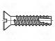Schraube  3,5x13  Kopf  Senkkopf  gerade  1mm  gehärteter Stahl