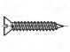 Schraube  3,5x16  Kopf  Senkkopf  gerade  1mm  gehärteter Stahl