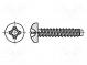 Schraube  für Metall  3,9x19  Kopf  Zylinder  Phillips  PH2  Zink