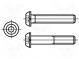 Schraube  M3x12  Kopf  Kugelkopf  Sechskant  A2 Edelstahl  HEX 2mm