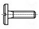 Schraube  M3x5  DIN  921  Kopf  Zylinder  gerade  Stahl  Zink  0,5mm