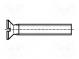 Schraube  M3x6  DIN  963A  Kopf  Senkkopf  gerade  Polyamid  0,8mm