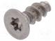 Schraube  für Kunststoff  3x8  Kopf  Senkkopf  Torx®  TX08  BN  2043