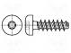 Schraube  für Kunststoff  4x8  Kopf  Zylinder  Torx® PLUS  20IP