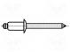 Niete  Aluminium  Durchm.Niete 4,8mm  L. Niete 11mm  BN 924