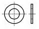 Unterlegscheibe  rund  M4  D=9mm  h=0,8mm  Kupfer  DIN  125A  BN  584