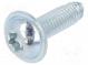 Schraube  für Metall  4x10  Kopf  Kugelkopf  Torx®  TX20  Zink
