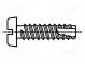 Винт  5,5x13  Головка  цилиндрическая  прямой  1,6мм  цинк  BN  1014