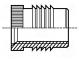 Gewindeeinsatz  Messing  M5  BN  1936  L  9,5mm