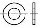 Unterlegscheibe  rund  M5  D=9mm  h=1mm  Messing  BN  565