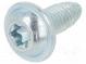 Schraube  für Metall  5x12  Kopf  Kugelkopf  Torx®  TX25  Zink