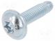 Schraube  für Metall  5x14  Kopf  Kugelkopf  Torx®  TX25  Zink