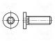 Schraube  M5x6  Kopf  Zylinder  Torx®  Stahl  Zink  TX15