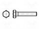 Schraube  M5x8  DIN  933  Kopf  Sechskant  Fehlen  Messing  Nickel