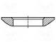 Unterlegscheibe  spezial  M8  D=17mm  h=3,2mm  gehärteter Stahl