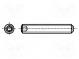 Schraube  M8x10  DIN  916  Kopf  ohne Kopf  Sechskant  HEX 4mm