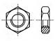 Mutter  Sechskant  M8  1  Stahl  Beschichtung  Zink  13mm  BN  1207