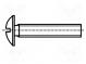 Schraube  M8x25  Kopf  Kugelkopf  gerade  A2 Edelstahl  2mm