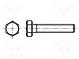 Schraube  M8x35  DIN  933  Kopf  Sechskant  Fehlen  Messing  Nickel