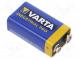 Batterie  alkalisch  9V  6F22  nicht aufladbar  25,5x47,5x16,5mm
