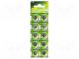 Batterie  alkalisch  1,5V  LR44,Knopfzelle,R1154  Ø11,6x5,4mm