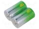 Batterie  alkalisch  C  1,5V  nicht aufladbar  Ø26x50mm  2Stk.