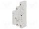 Zub.für Relais  Hilfsschütze  DPST-NO  max250VAC  9x90x65mm  4A
