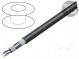 Leitungen  XzKAXwekw  Draht  Cu  2x2x0,8mm2  Polyethylen  schwarz