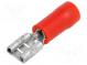 Verbinder  flach  4,8mm  0,5mm  weiblich  0,25÷1,5mm2  isoliert