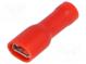 Verbinder  flach  4,8mm  0,5mm  weiblich  0,25÷1,5mm2  isoliert