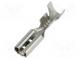 Verbinder  flach  2,8mm  0,5mm  weiblich  0,5÷1,25mm2  gerade