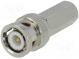 Stecker  BNC  männlich  gerade  5,8mm  aufgeschraubt (twist-on)