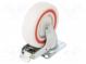 Transportrad  Ø  125mm  W  35mm  H  156mm  Drehrad mit Sperre  150kg