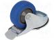 Transportrad  Ø  80mm  W  32mm  H  105mm  Drehrad mit Sperre  120kg