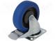 Transportrad  Ø  125mm  W  32mm  H  156mm  Drehrad mit Sperre  150kg